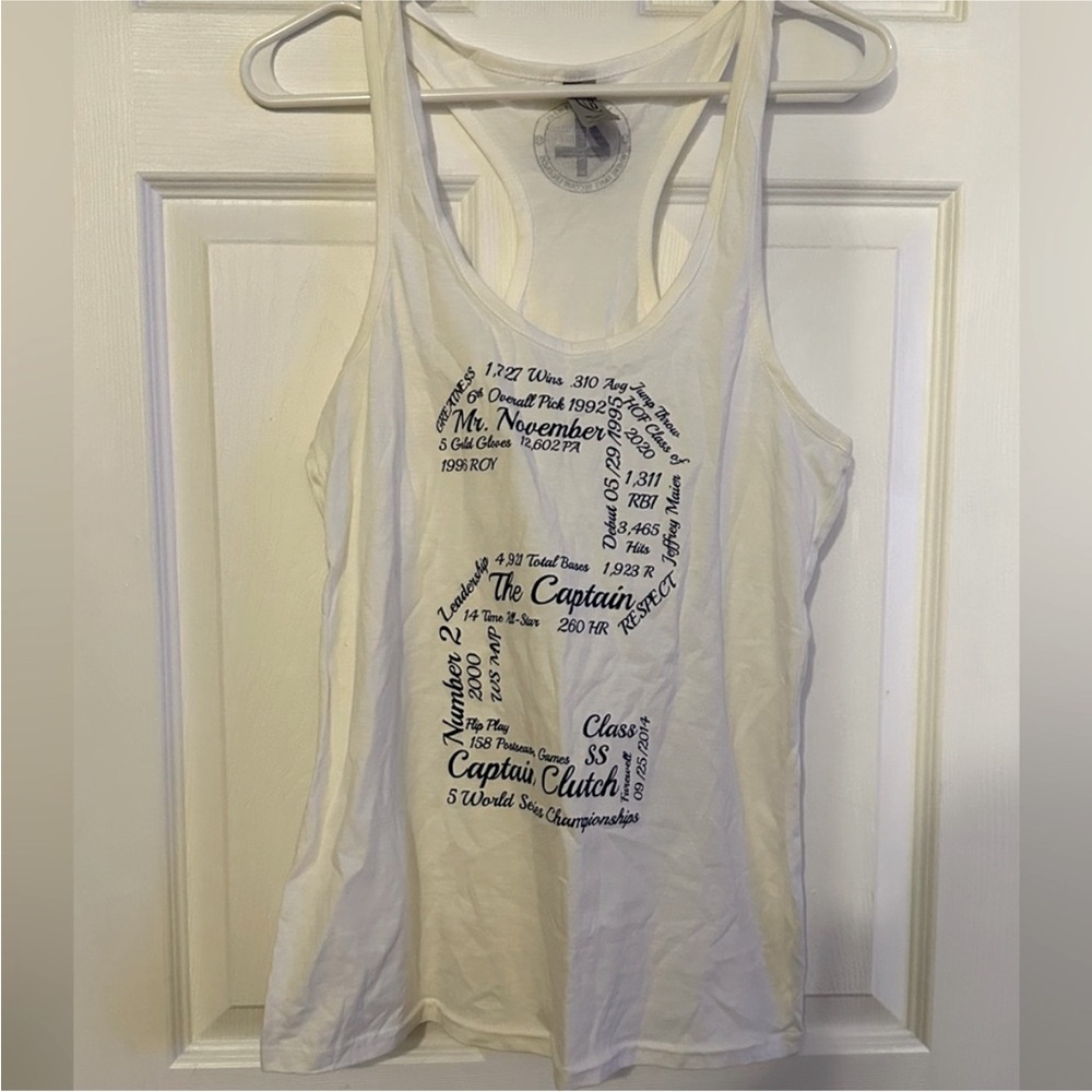 Derek Jeter Yankees #2 Memories tank top‎ XL